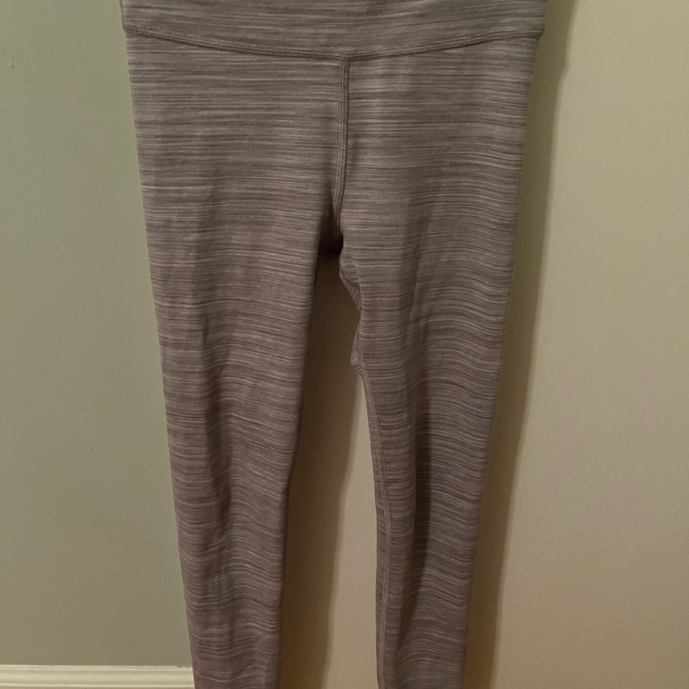 Athleta Girl Leggings Gray Size M 8-10 Chit Chat